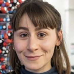 A photo of Rebeka next to some text describing the prize she won