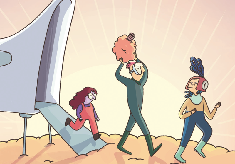 Exploring the lungscape comic cover